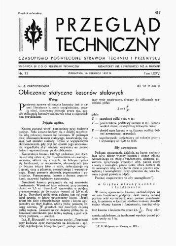 PRZEGLĄD TECHNICZNY