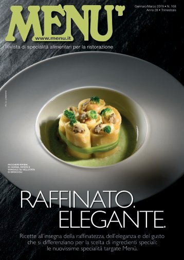 MENU n.108 - Gennaio/Marzo 2019