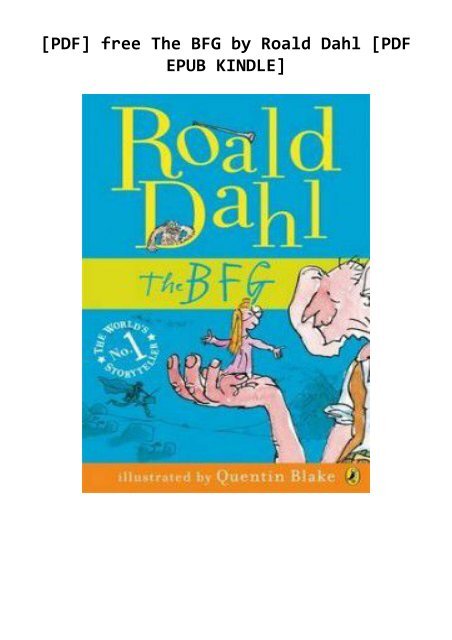 the bfg read online free the bfg read online free