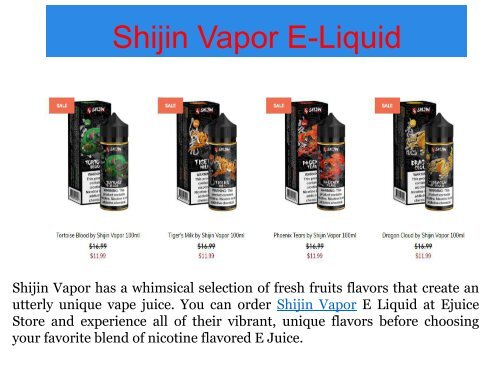 phoenix tears vape juice That's Mint Salt