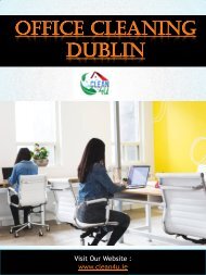 Office Cleaning Dublin