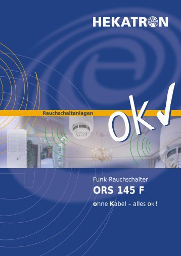 ORS 145 F ohne Kabel - Hekatron