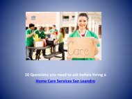Home Care Giver Agency San Leandro