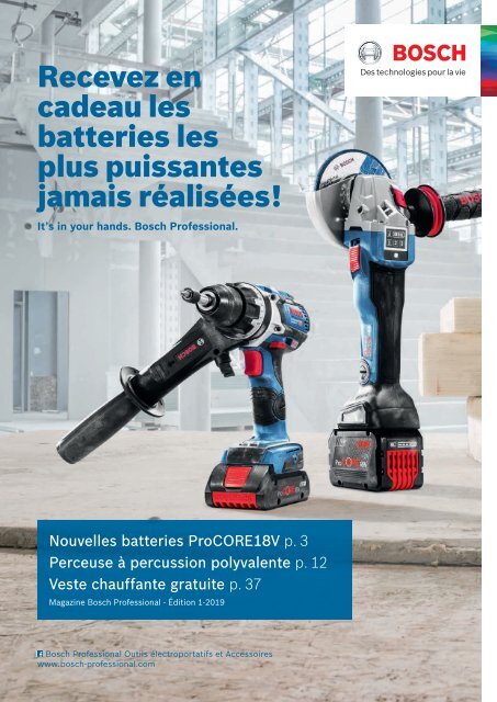 Bosch Batterie percussion GSR 18v-60 FC Professional flexiclick System 06019g7103