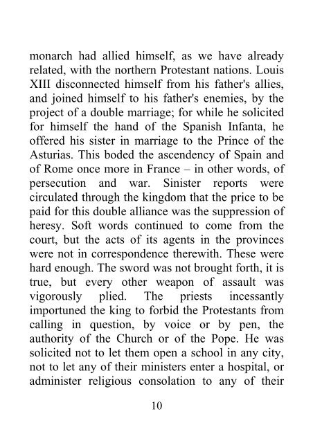 Protestantism in France From Death of Henry IV to the Revolution - James Aitken Wylie