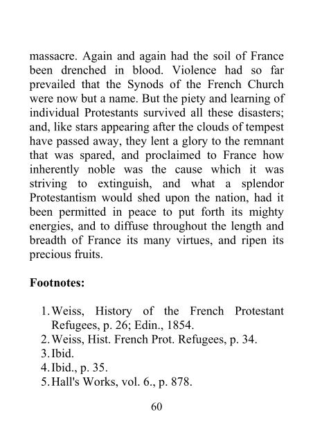 Protestantism in France From Death of Henry IV to the Revolution - James Aitken Wylie