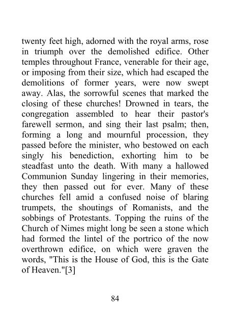 Protestantism in France From Death of Henry IV to the Revolution - James Aitken Wylie