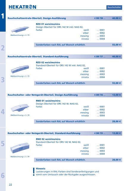 Gesamtkatalog - Hekatron