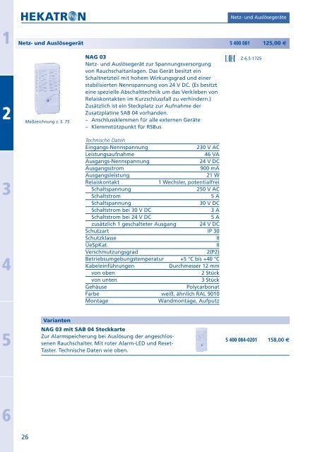 Gesamtkatalog - Hekatron