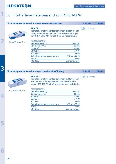 Gesamtkatalog - Hekatron