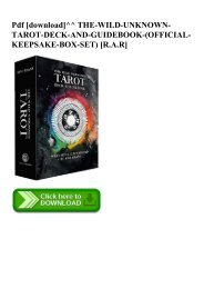 the wild unknown tarot guidebook pdf download