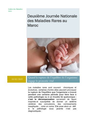 Deuxième journée des maladies rares - AMRM Alliance des maladies rares au Maroc