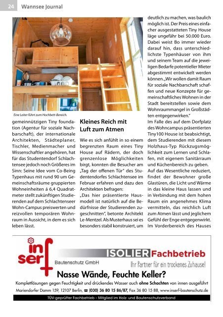 Wannsee Journal Apr/Mai 2019