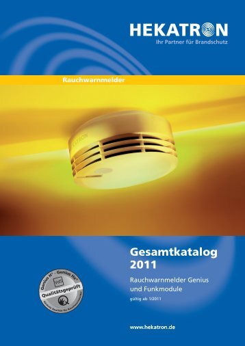 Gesamtkatalog 2011 - Hekatron