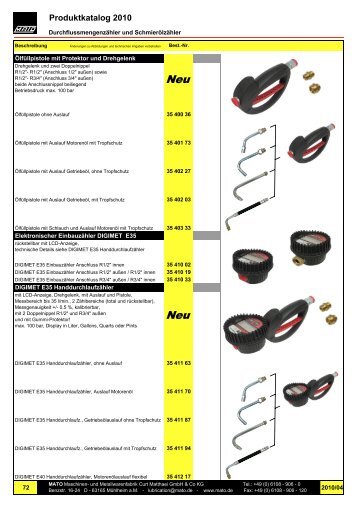 Elektronische Durchflußmengenzähler, Fluid-Managementsystem ...