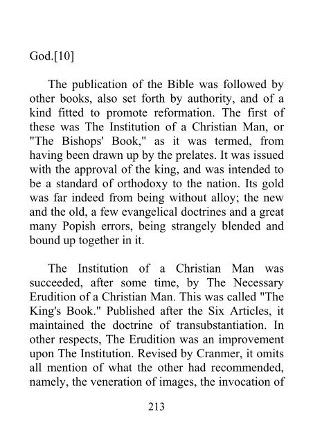 Protestantism in England From the Times of Henry VIII - James Aitken Wylie