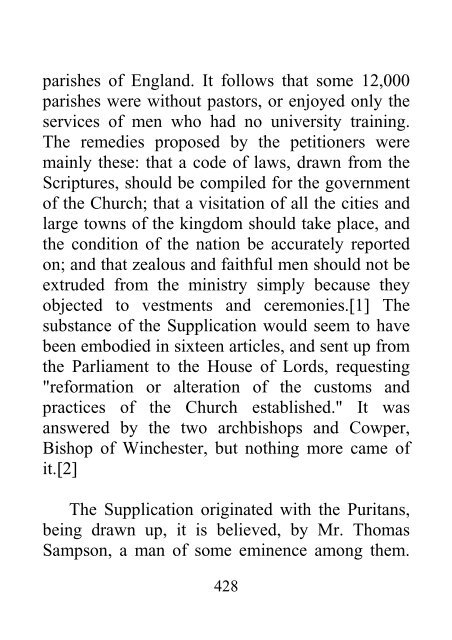 Protestantism in England From the Times of Henry VIII - James Aitken Wylie