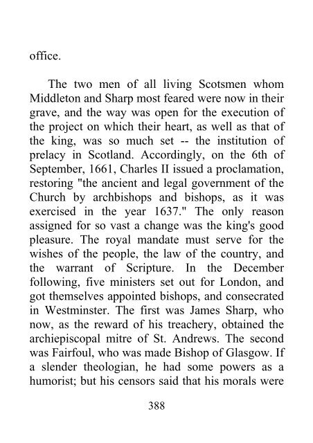 Protestantism in Scotland - James Aitken Wylie