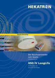 HSD IV LongLife – das gesetzeskonforme Spitzenprodukt - Hekatron