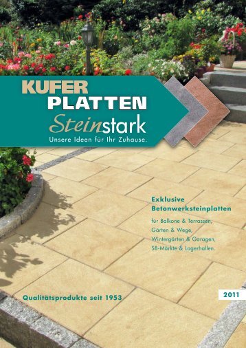 Exklusive Betonwerksteinplatten - Kufer Platten GmbH