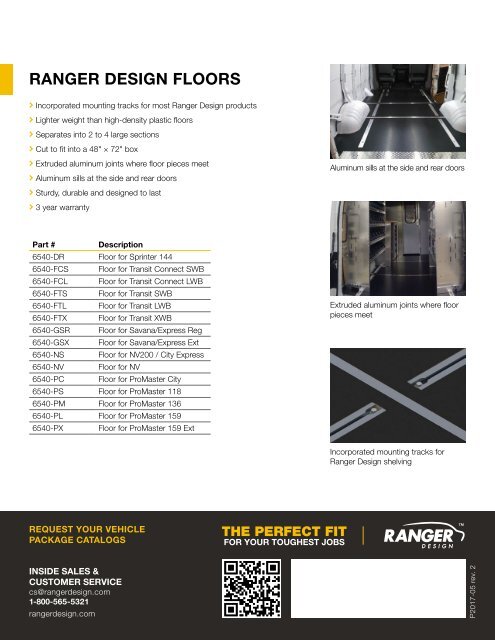 Van Floors Brochure