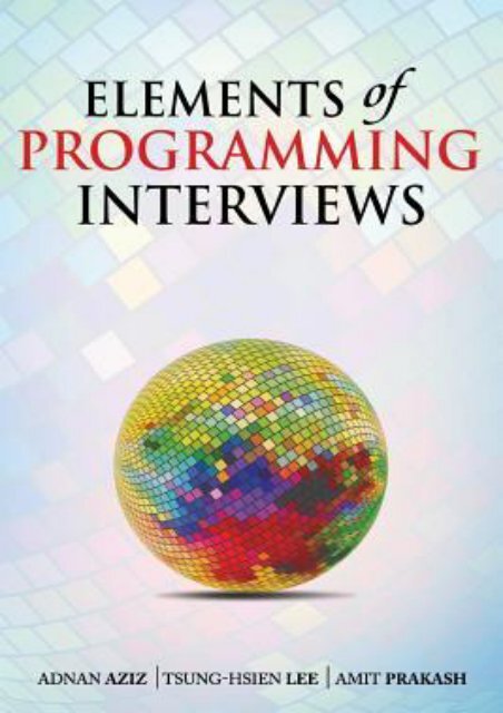 elements of programming interviews in java pdf download elements of programming interviews in java pdf download