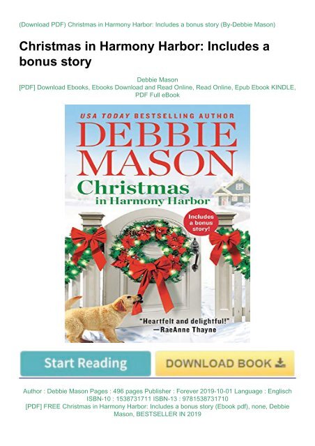 Includes a bonus story Christmas in Harmony Harbor