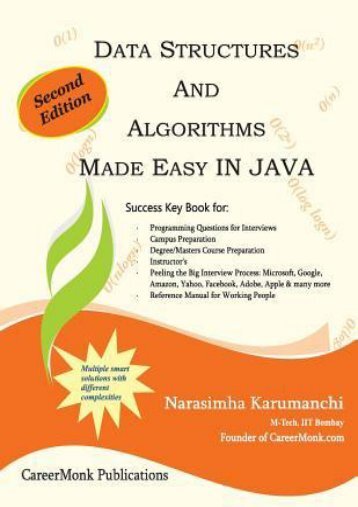 (JOVIAL)(UPBEAT) Data Structures and Algorithms Made Easy in Java: Data Structure and Algorithmic Puzzles ebook eBook PDF