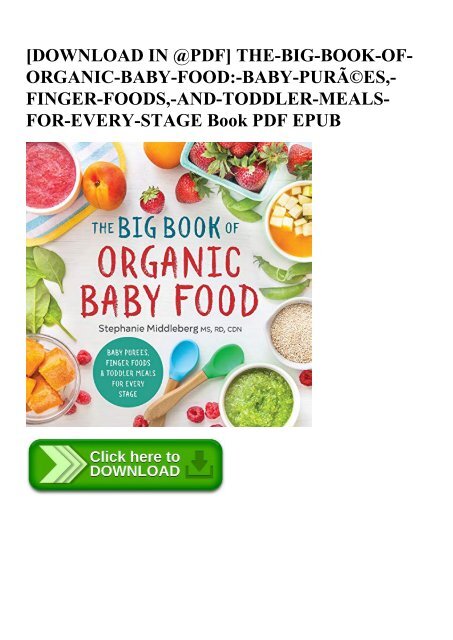 the big book of organic baby food