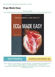 [Download] Free Ecgs Made Easy by Barbara J. Aehlert Pre Order