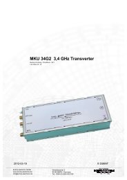 3,4 GHz Transverter MKU34G2 - Kuhne electronic