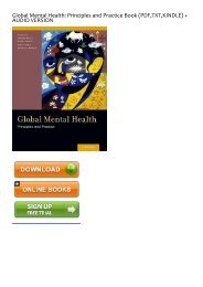 [Download] Free Global Mental Health: Principles and Practice by Vikram Patel Download file