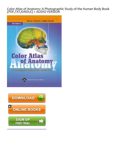 Rohen color atlas of anatomy pdf free