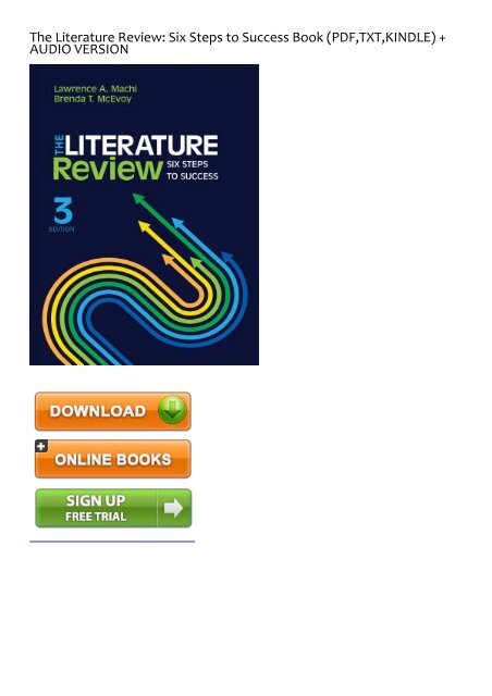 The literature review six steps to success pdf