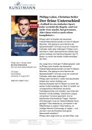 Philipp Lahm, Christian Seiler Der feine Unterschied - Verlag Antje ...