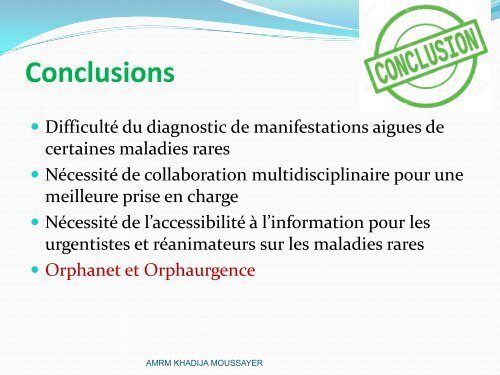 Les décompensations  aigues en urgence au Maroc