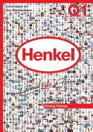 Quarterly Report Q1/2009 - Henkel