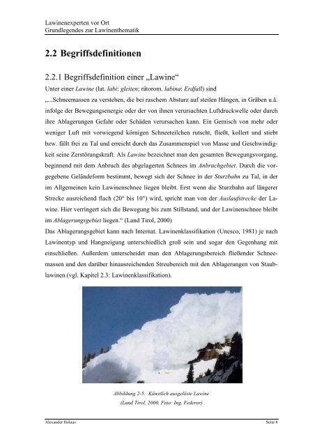8.2 Methodischer Ansatz am Beispiel „Winter 2002/03“ - Gemeinde ...