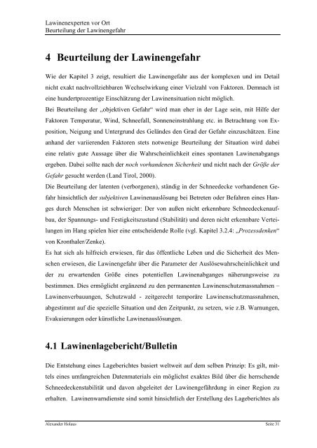8.2 Methodischer Ansatz am Beispiel „Winter 2002/03“ - Gemeinde ...