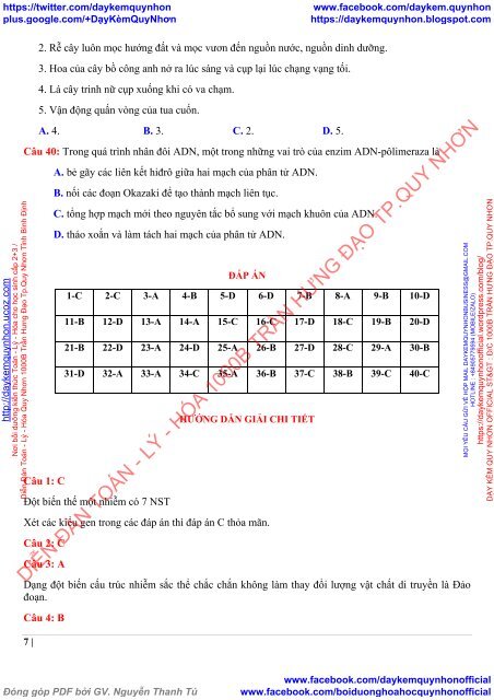 Bộ đề thi thử THPTQG 2019 - Môn Toán, Sinh, Hóa - Cả nước - Có lời giải chi tiết (Lần 10) ( 21 đề ngày 19.03.2019 )