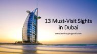 13 Must-Visit Sights in Dubai