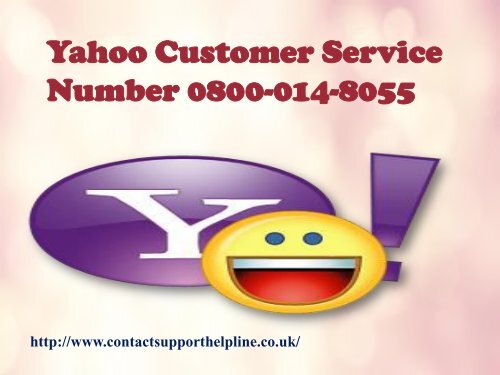 yahoo support number