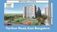 Brigade Utopia Whitefield Bangalore East Apartment