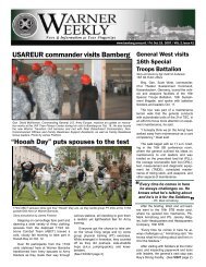 USAREUR commander visits Bamberg - USAG Bamberg - U.S. Army