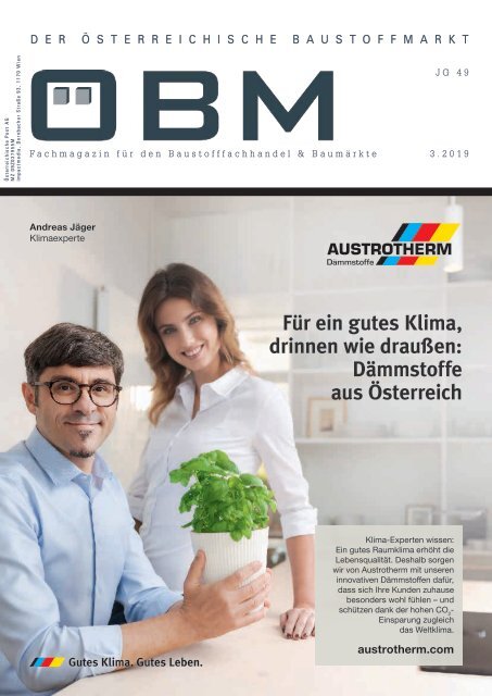 2019-3 OEBM Der Österreichische Baustoffmarkt -  AUSTROTHERM Für ein gutes Klima
