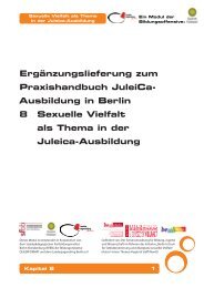 8 Sexuelle Vielfalt als Thema in der Juleica-Ausbildung - Queerformat