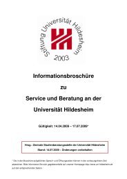 Broschüre zu Service und Beratung - Universität - Universität ...