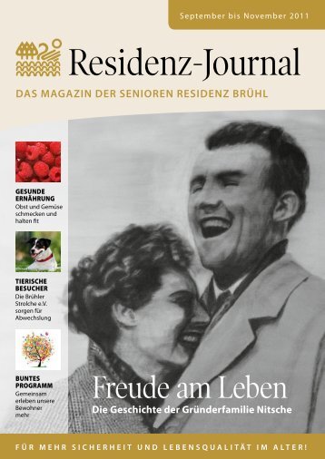 Das Magazin Der senioren resiDenz Brühl - pflege-bruehl.de