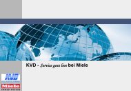 KVD - Service goes live bei Miele