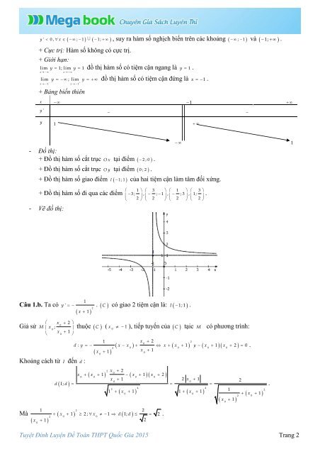 Tuyệt Đỉnh Luyện Đề THPT Quốc Gia môn Toán, Lý, Hóa, Sinh, Anh - Mega book